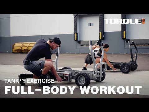 TANK Push Sled Outdoor Full-Body Workout