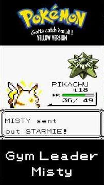 Pokémon Yellow: Gym Leader Misty