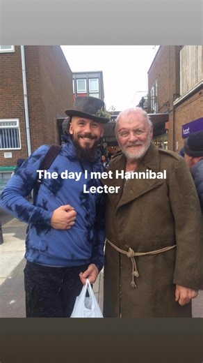 The day I met Anthony Hopkins filming a scene for an upcoming adaption of king Lear | Charlie Rablah