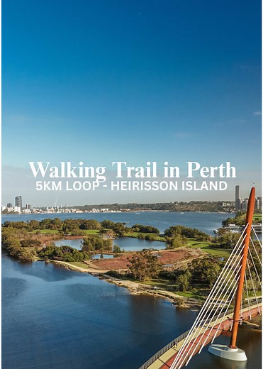 Explore Heirisson Island: 5km Walking Trail in Perth
