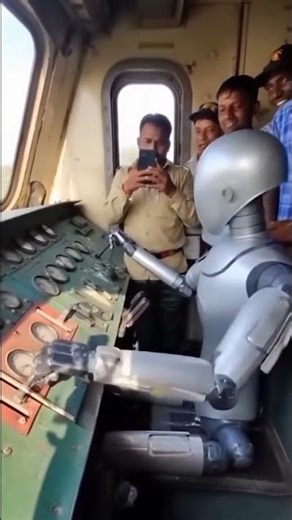 new driver robot#_short_ train driver