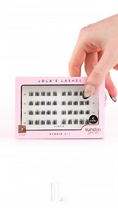 DIY Series: Hybrids✨ Looking for lash extensions that don’t break the bank? Look no further. Our Hybrids are the perfect happy medium for a look that’s more than a natural lash but not as dramatic as a russian lash✨ All of our DIYS last up to 7 days and are more cost effective than salon extensions plus, you get to do them in the comfort of your own home!勺 #lashextensions #lashes #diylashextensions #makeup #beauty | Lola's Lashes | Facebook