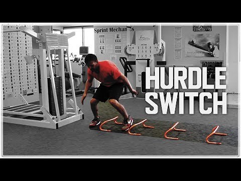 Lateral Hurdle Switch | Lateral Quickness, Footwork and Cutting Drill