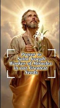 Prayer to Saint Joseph, Worker of Miracles in Our Greatest Need #SaintJoseph #sanjose