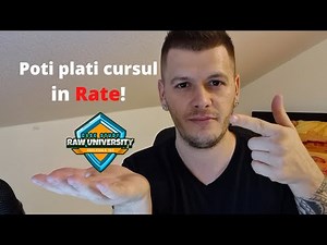 Poti Achita Pentru Curs si In Rate!