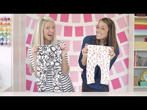 How to Sew a Pair of Leggings, two ways---for any age!