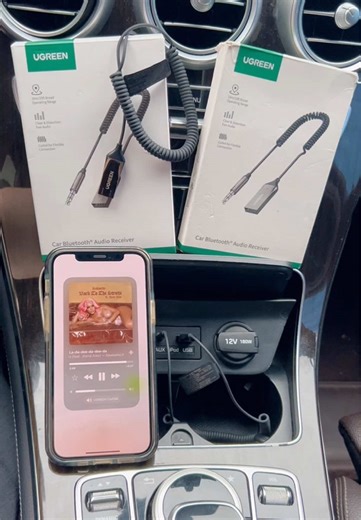 Si tu auto no tiene bluetooth pero viene con una entrada auxiliar, esta es la mejor forma de ponerle bluetooth sin que el audio tenga interferencia, retraso y sin que pierda calidad el sonido ya que va directamente conectado a tu entrada auxiliar #auxtobluetooth #aux #auxcord #bluetooth #SummerVibes
