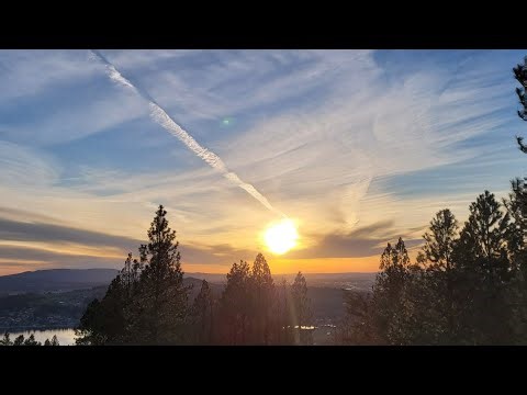 Amazing Sunset Liberty Lake Cam Screensaver