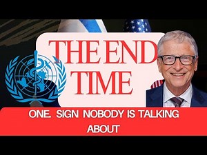 THE END-TIME: THE ONE SIGN NOBODY IS TALKING ABOUT