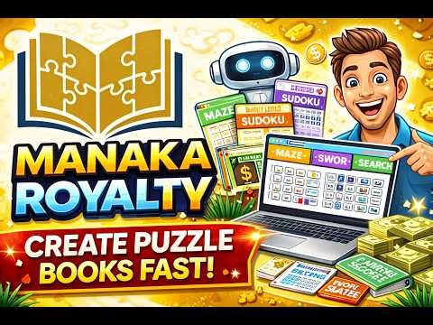 Manaka Royalty Software Review — Create & Sell Puzzle Books & Game Books in Minutes