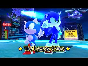 Sonic X Shadow Generations: Legacy Skins DLC Gameplay
