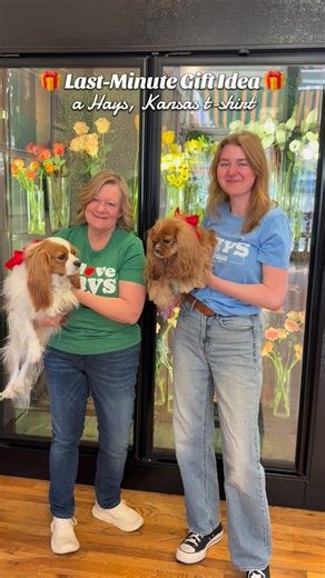 Visit Hays on Instagram: "Need a last-minute gift?🎁 A Hays t-shirt is perfect for everyone on your list! Shop at the Welcome Center, 2700 Vine St. in Hays. ❤️ Open Monday-Thursday 7:30 AM-5:30 PM, Fridays until 11:30 AM. Closed Christmas Eve and Christmas Day. Grab yours today!🎅🎄 #hayskansas #hays #hereinhays #lastminutegift #hereinhays"