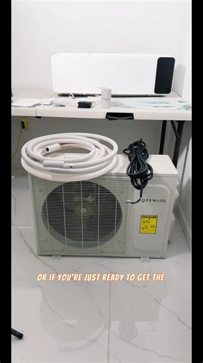 【Two packages】Cozeware 20SEER2 Mini Split AC 12K/18K/24K BTU 115V/230V Heating System WiFi Alexa Inverter Cools Up to 750 Sq Ft All-Season ComfortCool Energy Efficient Quiet 5-in-1 Versatile System