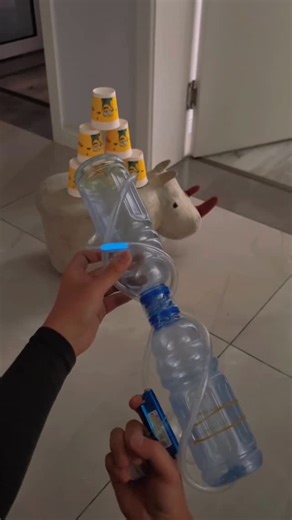 paper crafts creator on Instagram: "Title: Miniature Plasma Cannon from Plastic Bottle ⚡🔫 Hashtags: #PlasmaCannon #BottleCraft #DIYScience #MiniatureWeapon #PlasticBottleCraft #ScienceModel #CraftingFun #CreativeBuild #DIYProject #CoolCraft Steps: - Gather: Collect a small plastic bottle, scissors, glue, LED light, and wires. - Cut: Trim the bottle neck to form the cannon barrel. - Shape: Use extra plastic parts to shape the cannon body. - Attach: Fix the barrel to the main body with glu