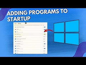 Adding Programs to Startup in Windows 11