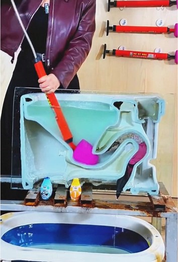 High-pressure toilet dredger#foryou #fyp #Toilet plug#Toilet