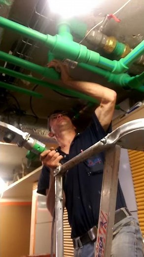 PPR GREEN pipe AQUATHERM socket welding