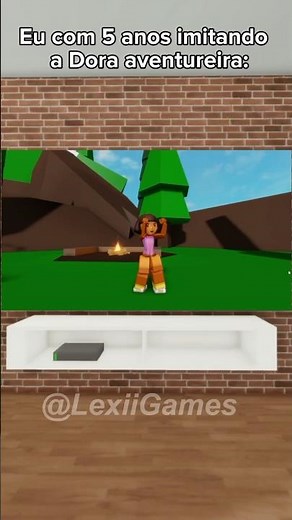 Vocês gostam da Dora aventureira? ib:@dudaedudugame #roblox #brookhaven #shorts