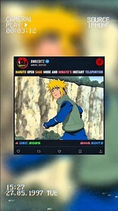 NARUTO 🌀 OPENING SAGE🐸 MODE AND MINATO'S ⚡ INSTANT TELIPORTION