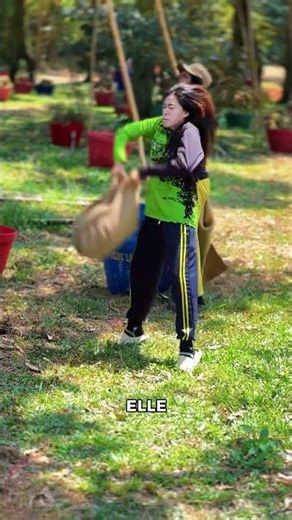 The professional who catches durians without damaging them!