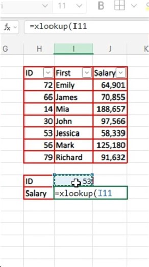 xlookup function in excel #excel #spreadsheetmagic #exceltips #excelformula