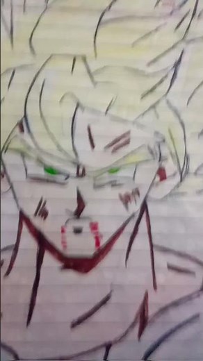 How to draw ssj1 Namek goku