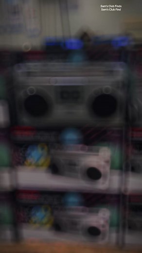 Spotted at Sam’s Club! A Portable Retro-Style Boombox! Featuring Bluetooth, AM/FM Radio, cassette deck, functioning VU meters and bass and treble controls! Just like you remember! Get it now at Sam’s for $94.88! @Sam’s Club For more Sam’s Club Finds follow us on Instagram! @samsclubsimplesavings #samsclub #samsclubfinds #samsclubmusthaves #samsclubhaul #samsclubdeals #samsclubclub #samsclubsamedaydelivery #samsclubfood #samsclubmirror #samsclubscan #samsclubfashion #samsclubreview #throwback #th