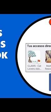 ✏️ Cómo BORRAR y EDITAR ACCESOS DIRECTOS en Facebook #Shorts