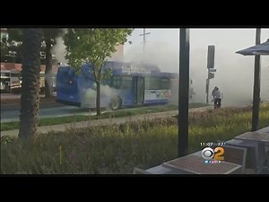 Fire Extinguisher Goes Off On Big Blue Bus