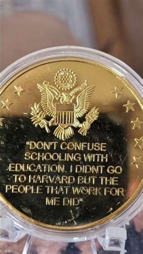 Elon Musk Commemorative Gold Plated Coin - A Tribute to Innovation & Patriotism