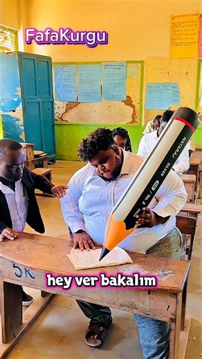 Who does the giant pencil belong to😂
