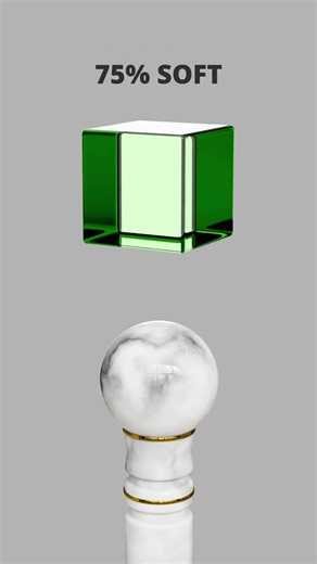 0% vs 100% Softness : Satisfying Jelly Cube Soft Body Physics Simulation