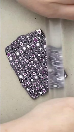 Retro extruders cane | jewellery making | polymer clay