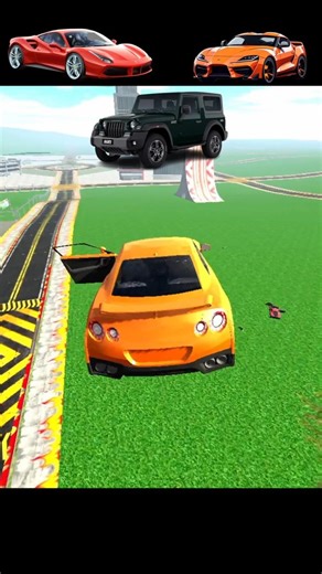 SUPERCAR JUMP IN INDIAN BIKE GAME 3D ‪@rohitgamingstudio6902‬ #shorts #indianbikesdriving3d