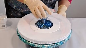 Mesmerizing Acrylic Funnel Pour ~ Easy Fluid Art Technique for Stunning Results!