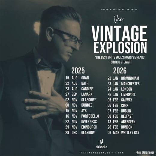 See The Vintage Explosion live in 2025/26 across the UK & Ireland. Get your tickets now: https://www.thevintageexplosion.com/tickets | The Vintage Explosion