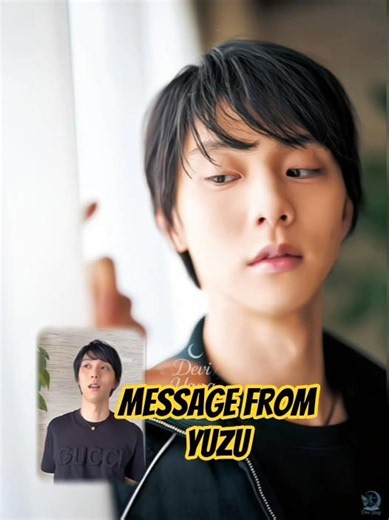 Message From Yuzu #羽生結弦 #yuzuruhanyu #shorts