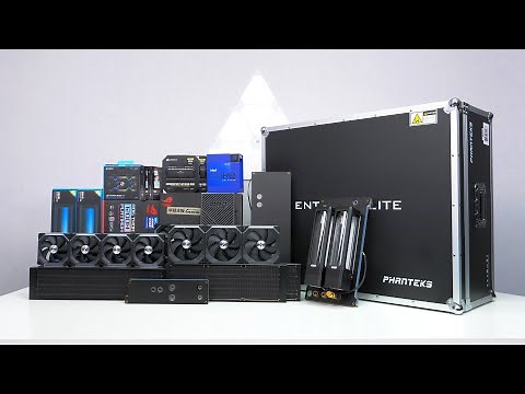 「BRO」4K Phanteks Elite 916 Build A PC With RTX 3090 . 追风者916 黑金主题 #916