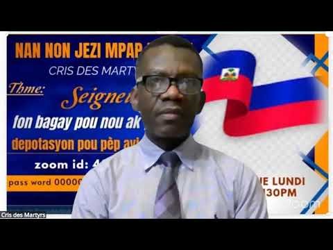 Cris des Martyrs's nan nom Jesus Nou pap depote