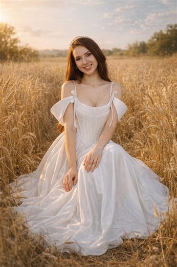 Renaissance Wedding Dress, Satin Corset Dress, Fairytale Bride, Fairy Wedding Dress, Plus Size - Etsy