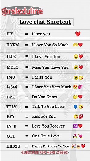 TRENDING LOVE CHAT SHORTCUT | EMOJI MEANINGS WITH HEART 💝💞💓💖❣️ #shorts #love #emoji