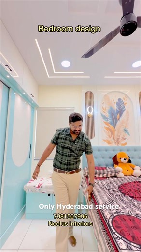 Latest bedroom design @neelushomeinteriorstelugu726 #interiordesigner #interior #2026 #shorts #2026