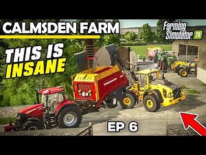 $50M FARM POSSIBLE!! THE BEST IDEA EVER! | Farming Simulator 25 - Calmsden | Episode 6