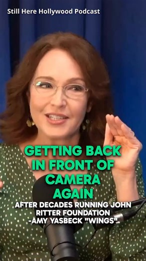 I’m getting back in front of cameras again after decades running the John Ritter Foundation -Amy Yasbeck “Wings” @yasbeckamy @stillherehwood @stevekmetko @jimlichtenstein @stillherenetwork @johnritterfoundation | Still Here Hollywood Podcast