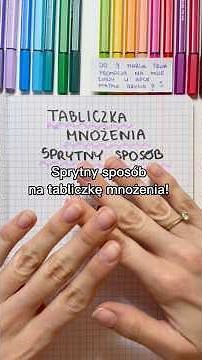 A clever way to learn the multiplication table ❣️
