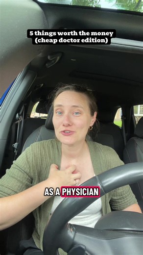 Cheap doctor?!? I like to say “frugal” lol #womeninmedicine #mentahealth #frugalliving #splurge