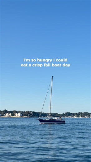 Sounds like just the right snack 😏 🛥️ 🍂 | Discover Boating