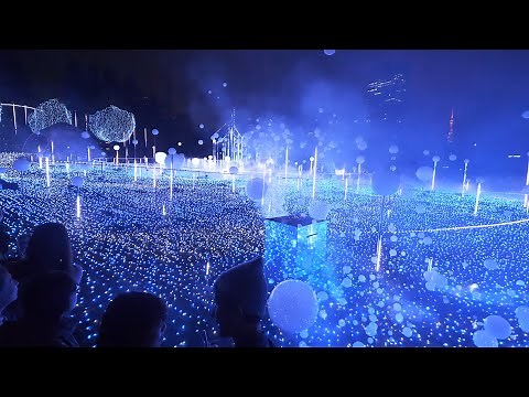 4K・ 【4K】Christmas lights and light shows in Tokyo Roppongi 2019