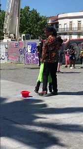 Captivating Brazilian Street Dance with Puppy in Porto, Portugal