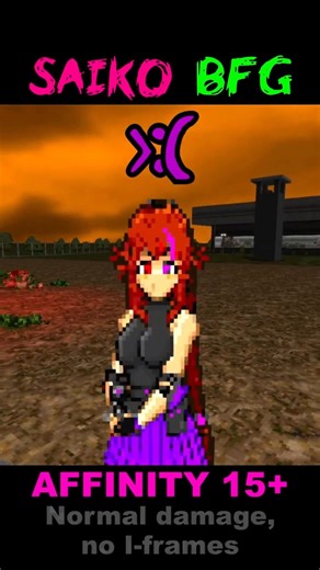 Saiko BFG AFFINITY POWER comparison! #doommodding #doom2 #yandere #saikoindoom #companion